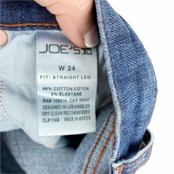 Joe’s Jeans Mid Rise Lianna Straight Leg Jeans 24 - Picture 7 of 11